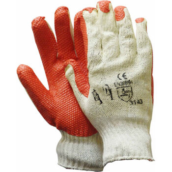 GLOVES NITRILE COATED SMOOTH RED SIZE 10