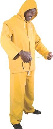 RAINSUIT MATSAFE YELLOW PVC 3XL 2PC+HOOD - WAN1040 - 