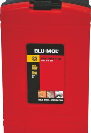 BLU-MOL HSS DRILL BIT 25PC 1.0-13MM - BM0160190