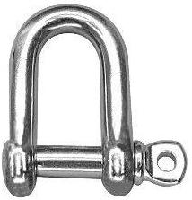 SHACKLE D  6MM GALV 1223