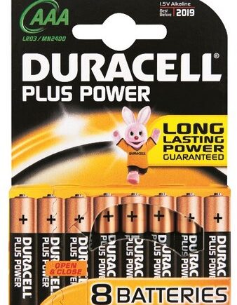DURACELL BATTERY PLUS PWR AAA 8X10 CARD BOX - DUR023161