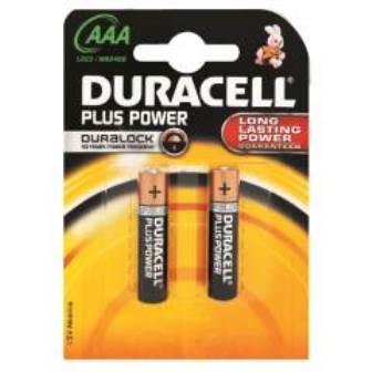 DURACELL BATTERY PLUS PWR AAA 2X10 CARD BOX - DUR105652