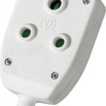 COUPLER JANUS 2*16AMP NYLON (WHITE) LM1391