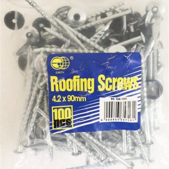 SCREW ROOFING [COMB/WASHER] CORRULOCK  90MM BOX OF 100