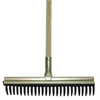 RAKE RUBBER ECONOMY C/W WOOD HNDL (MIN PACK 5)