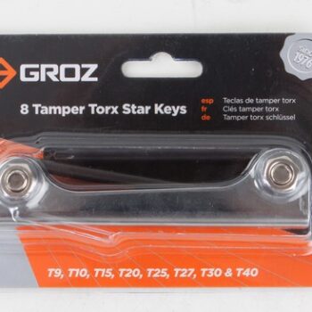 GROZ ALLEN KEY TORX T9-T40 8PC KNIFE - GRO0208