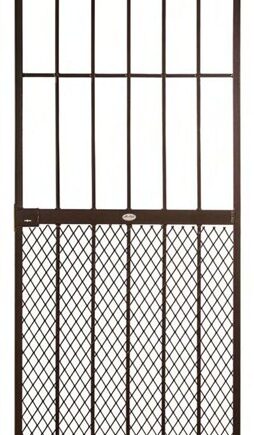 SECURITY GATE P/COATED BROWN NEDER 813X2032
