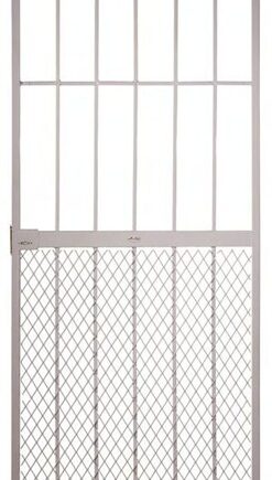 SECURITY GATE P/COATED WHITE NEDER 813X2032