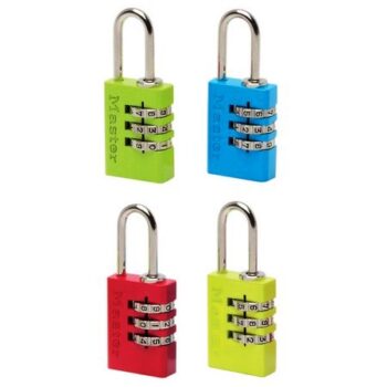 PADLOCK MASTER COMBINATION ALUMINIUM 20MM COL 350425 - MAS2280