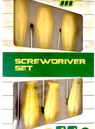 SCREWDRIVER SET 6 PCE LASHER FG06164 DISC