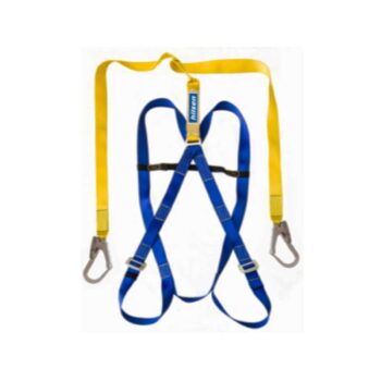 SAFETY HARNESS DOUBLE LANYARD & SCAFF HOOKS