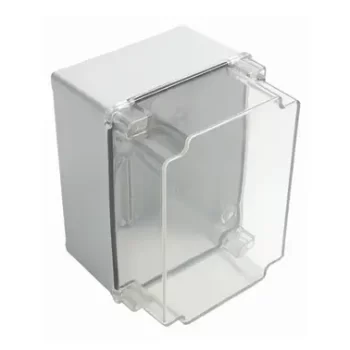 Plastic Enclosure with transparent lid - 