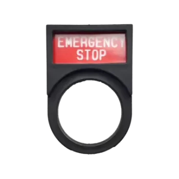 Legend Plate Emergency Stop